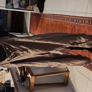 Motel Rocks Greenish Taupe Cargo Pants Dolls Kill Size Med AWSUM PARACHUTE PANTS